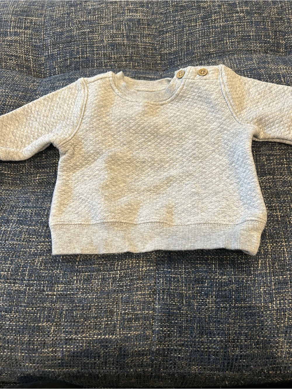 ☀️ 3/$15 Anko grey marle quilted sweater